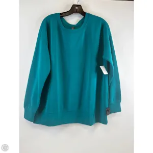 Versatile Design Sweatshirt Crewneck By Mondetta In Teal, Size: L