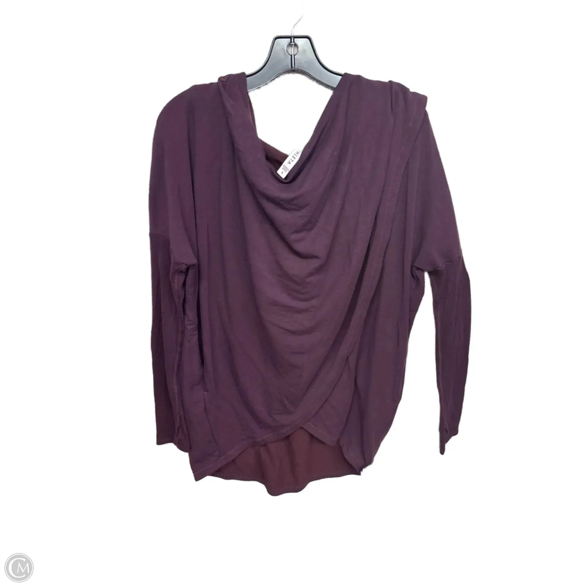 Timeless Skirt Sleek Style Sweatshirt Hoodie By Athleta In Purple, Size: S