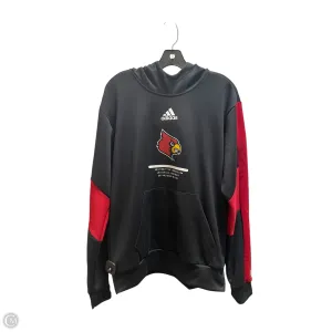 FourWayStretch Laid-Back Outfit Athletic Sweatshirt Hoodie By Adidas In Black, Size: M