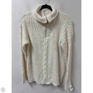 Sweatshirt Collar By Maurices In Cream, Size: L MultiPocketDesign