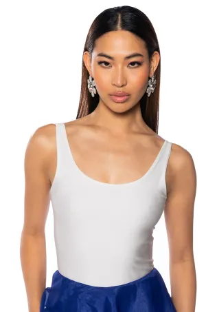 PAXTON SAMI SCOOP SLEEVELESS BODYSUIT Space - exploration - supportive Quick Soft