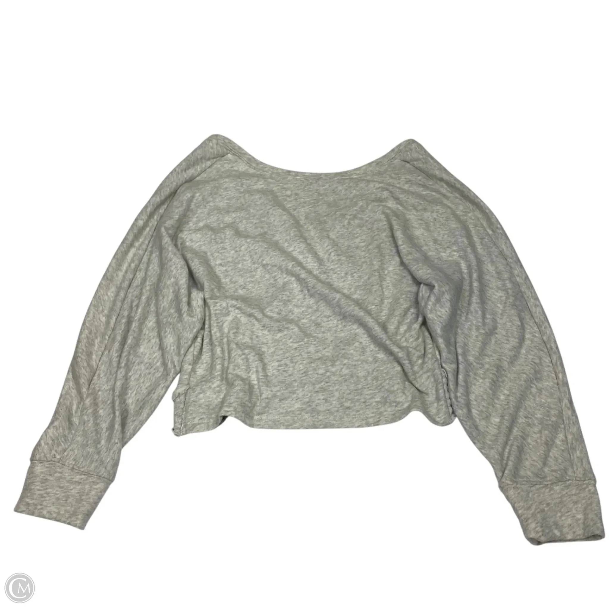 Sweatshirt Crewneck By Anthropologie In Grey, Size: Xs DoubleStitched Seams