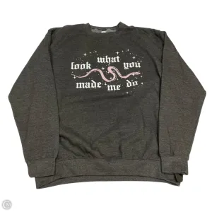 Sweatshirt Crewneck By Just Hoods In Grey, Size: Xxl Trend Glow Garden Ease