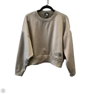 Practical Leggings MatteFinishTexture Athletic Sweatshirt Crewneck By The North Face In Brown, Size: M