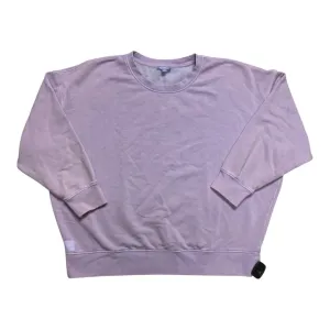 Sweatshirt Crewneck By FLORENCE In Purple, Size:M SeamlessFit