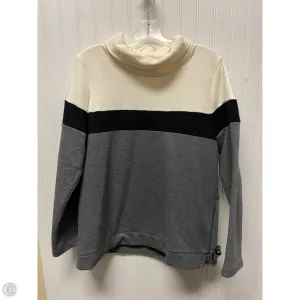 Relaxing Design Sweatshirt Collar By Talbots In Grey, Size: M