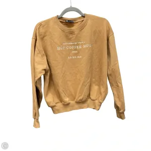Antistatic Everyday Look Sweatshirt Crewneck By Zara In Tan, Size: L