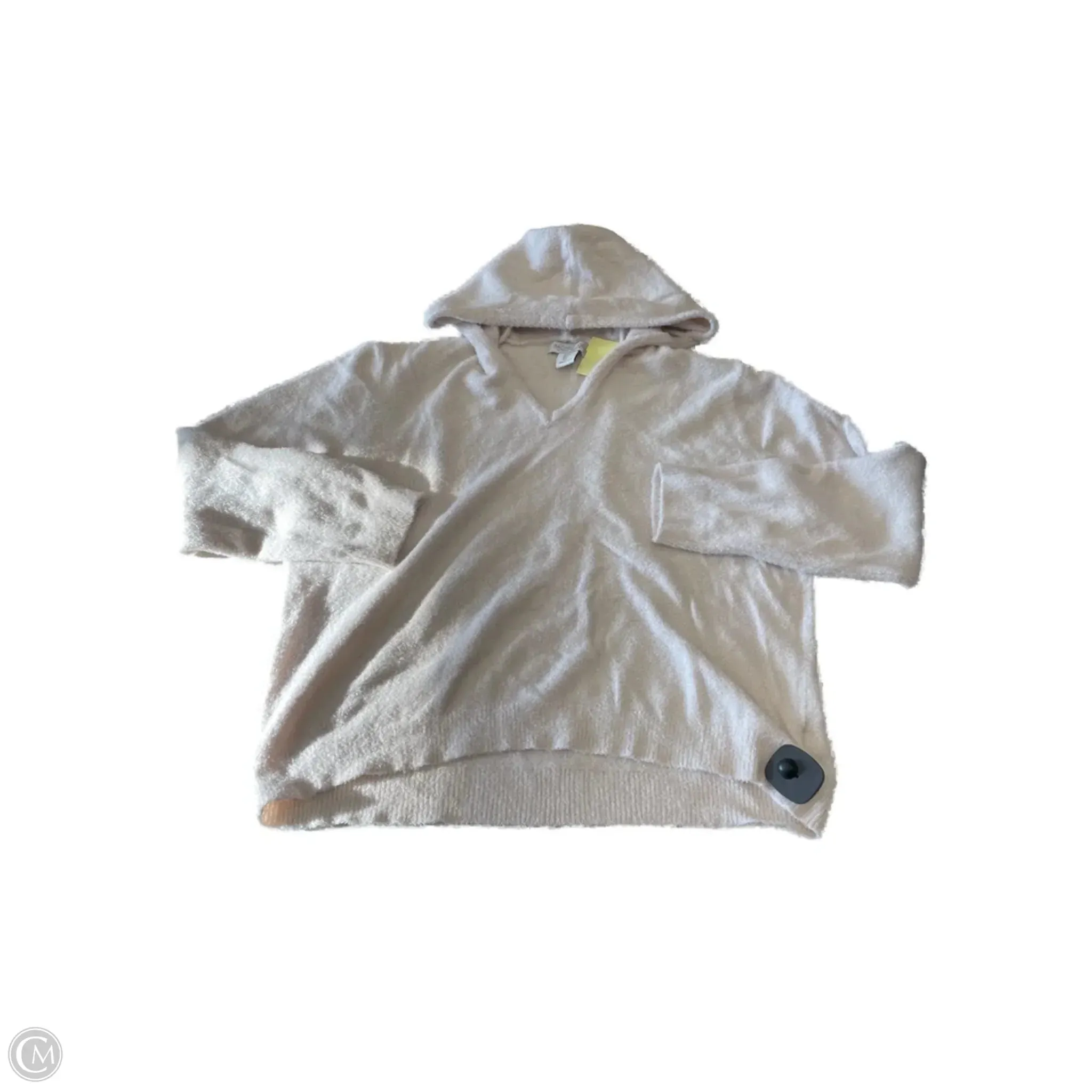 Breezy Fit Sweatshirt Hoodie By Rachel Zoe In Cream, Size: L
