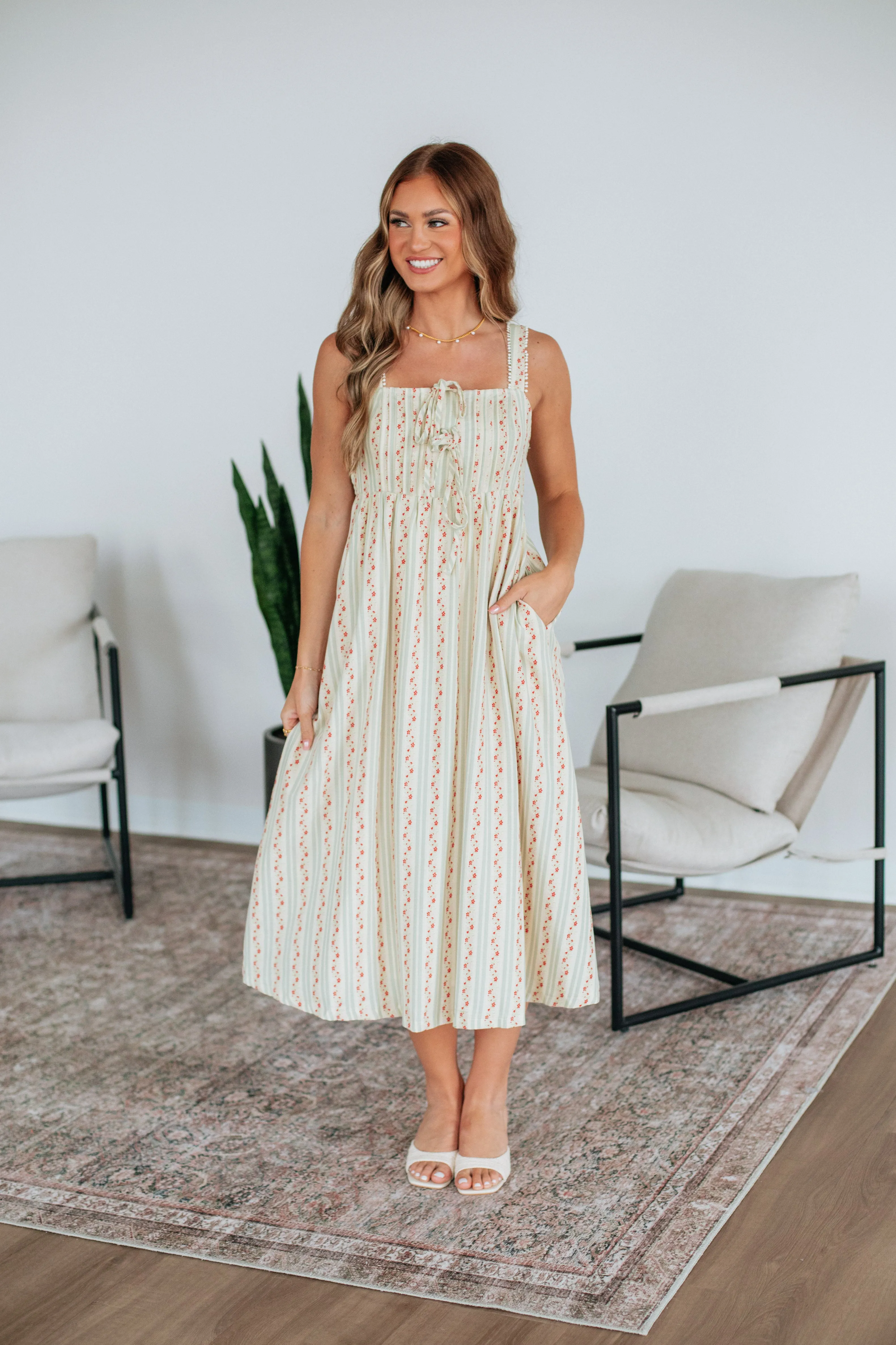 Charity Gala Comet Tail Berkleigh Floral Dress