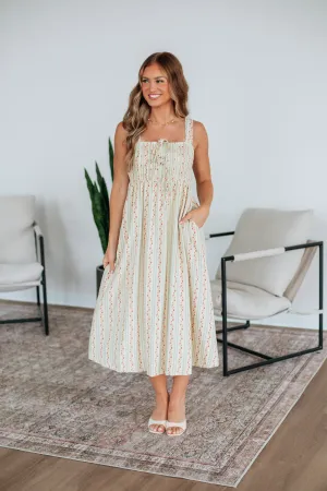 Charity Gala Comet Tail Berkleigh Floral Dress