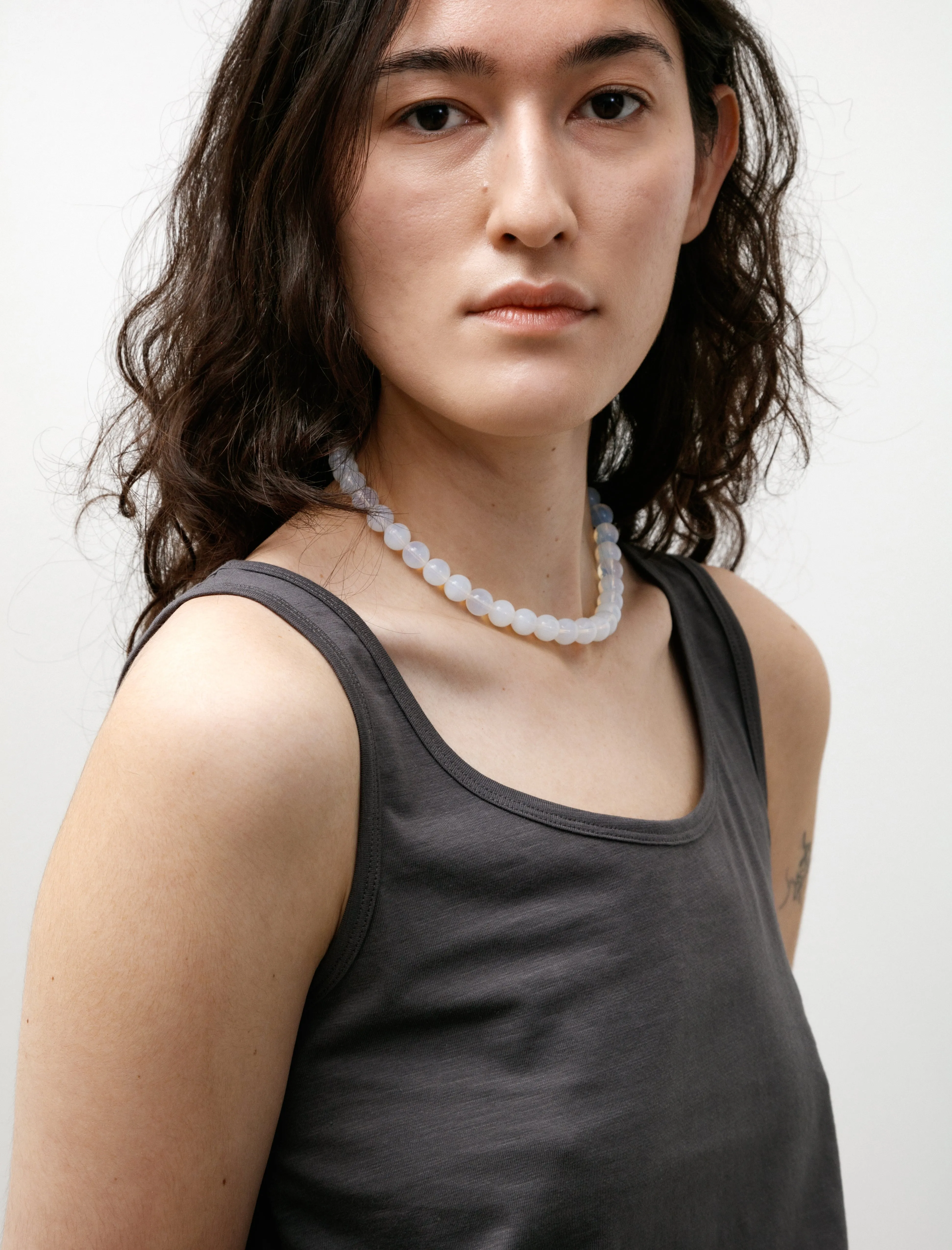 Rist Scoop Neck Jersey Thunder Layered Skirt