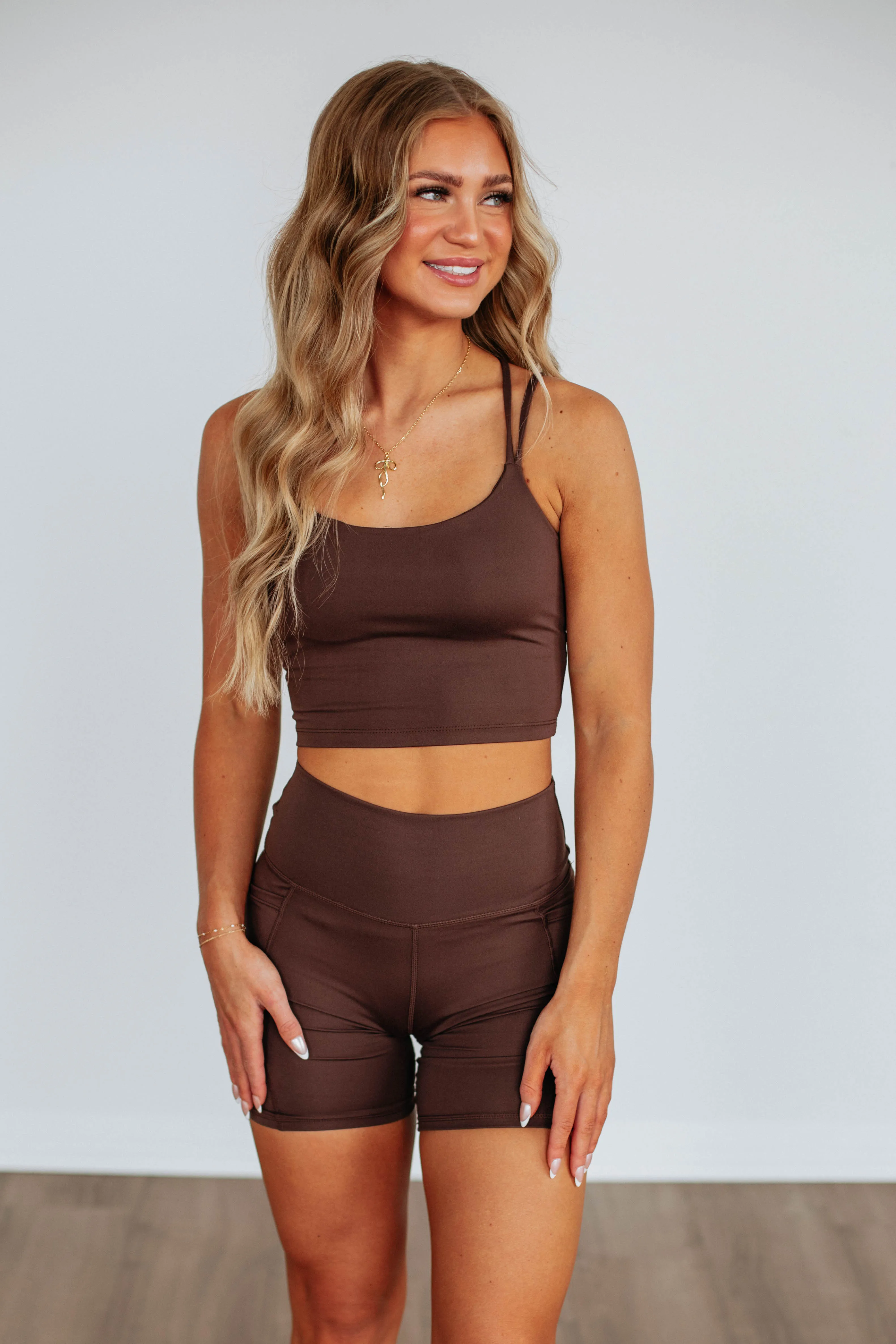 Ripstop Material Tayten Biker Shorts - Espresso