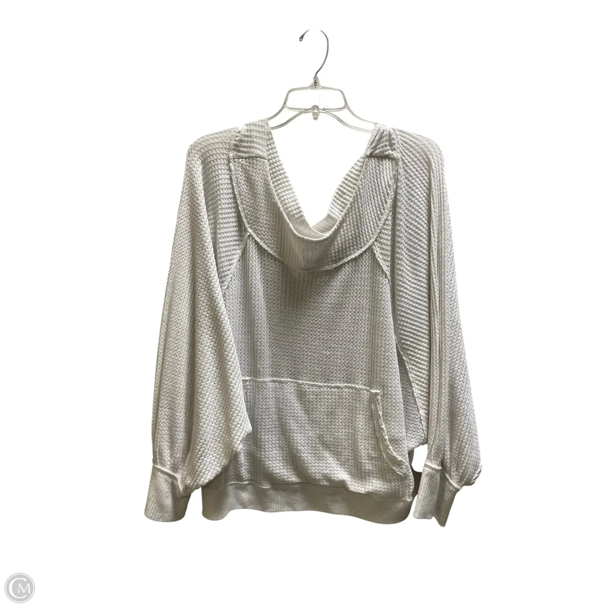 Sweatshirt Hoodie By Free People In White, Size: M Joy Ease