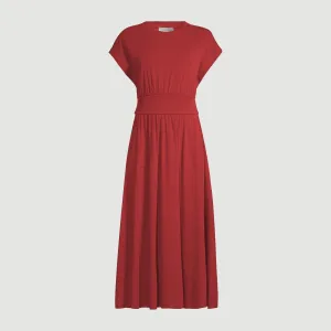 Prima Jersey Midi Dress (Petite) LowMaintenanceFabric