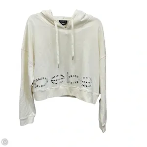 Sweatshirt Hoodie By Bebe In Cream, Size: L FourWayStretchClothing