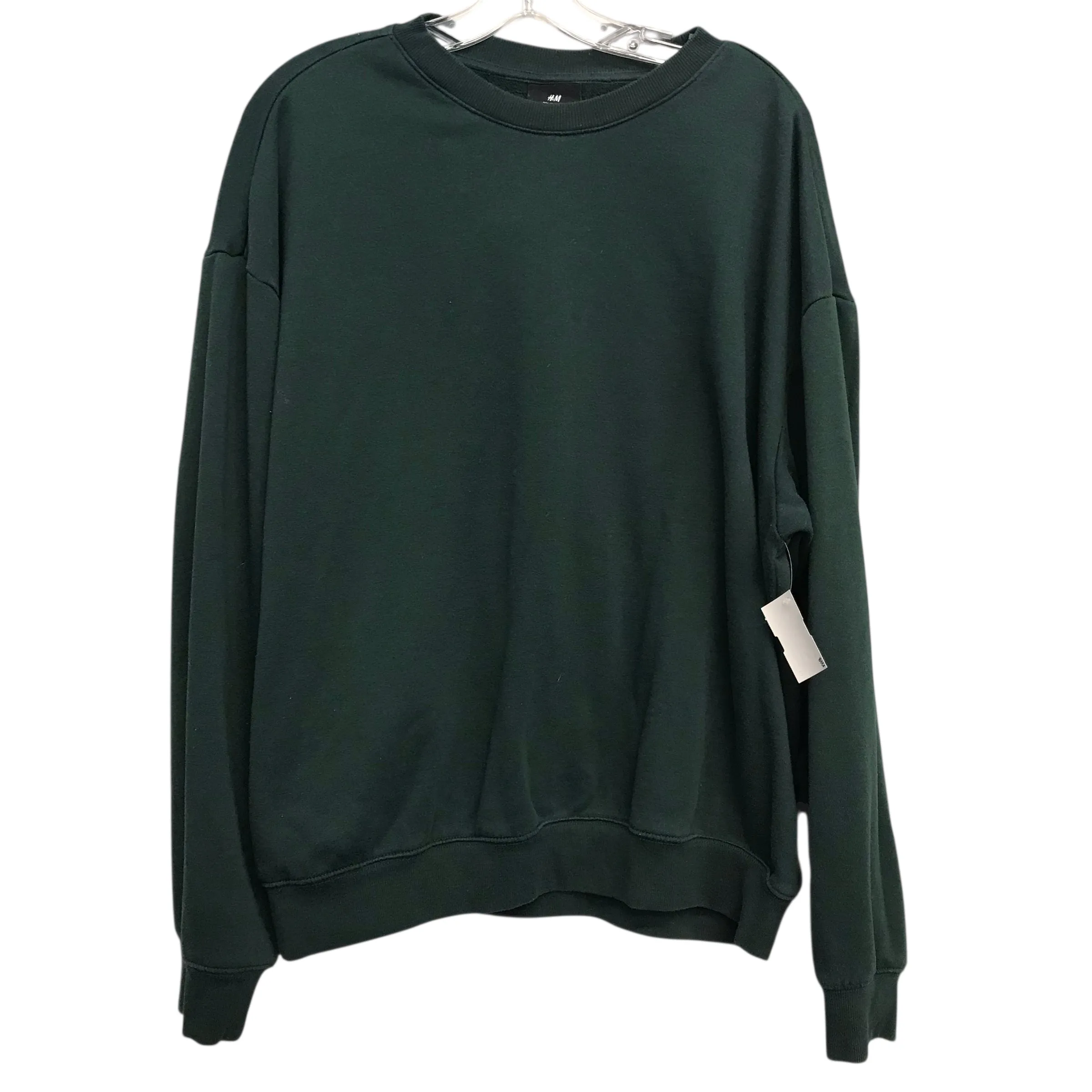 Sheer Glow Relax Vibe Sweatshirt Crewneck By H&M In Green, Size:L