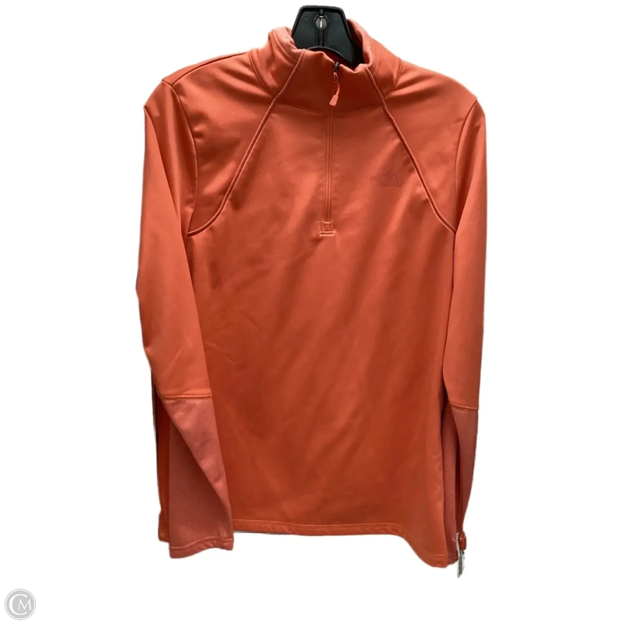 Sweatshirt Collar By The North Face In Orange, Size: L athletic shoes Layered Clothing