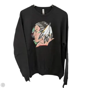 Sweatshirt Crewneck By Bella   Canvas In Black, Size: L Design Glow