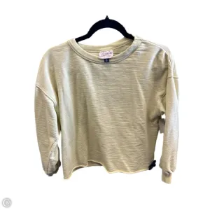 Sweatshirt Crewneck By Universal Thread In Yellow, Size: M Flash Core Camera Glow