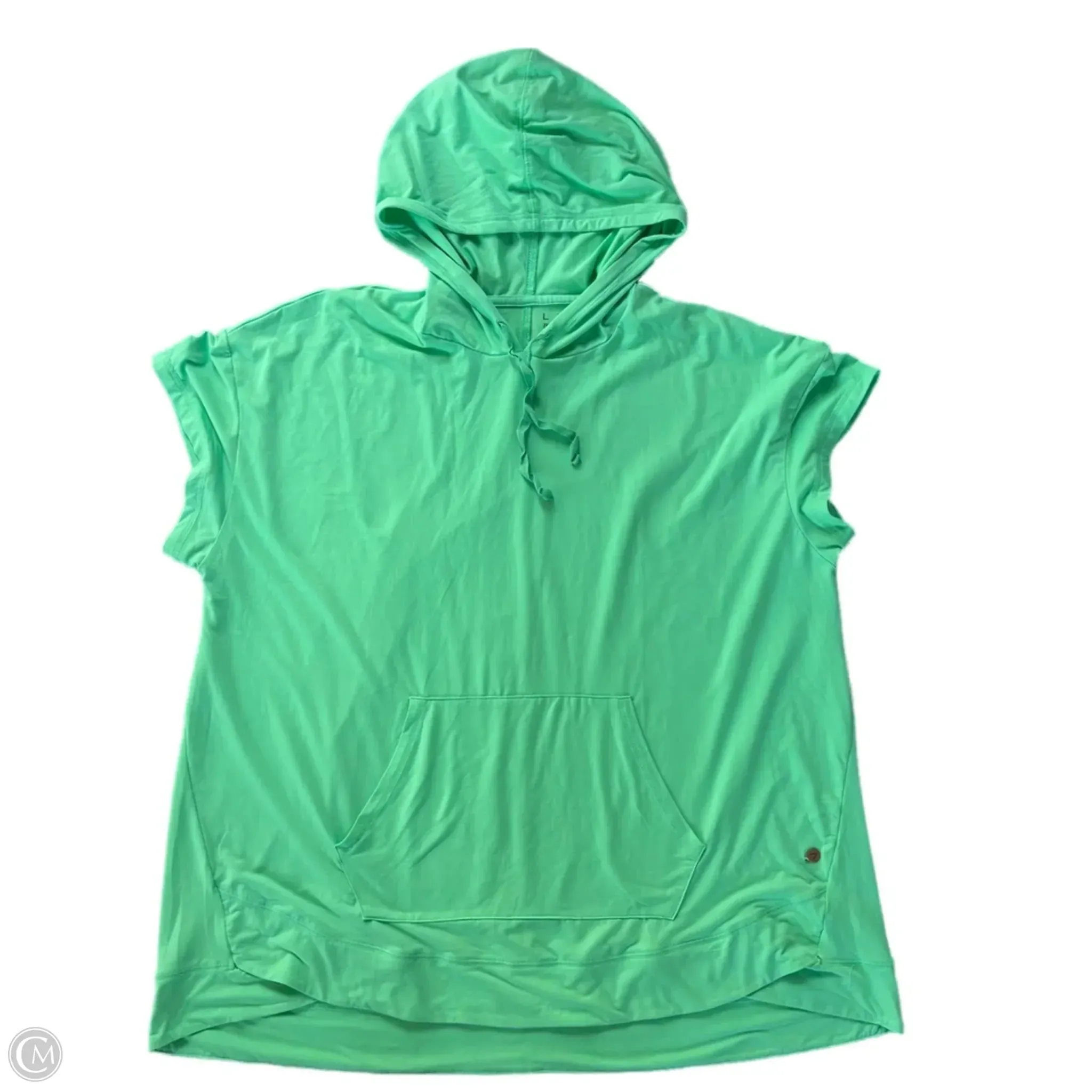 Fashion Forward Formal Shirt Athletic Sweatshirt Hoodie By Livi Active In Green, Size: 3x