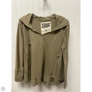 Outdoor Fashion Sweatshirt Hoodie By Threads 4 Thought In Green, Size: M