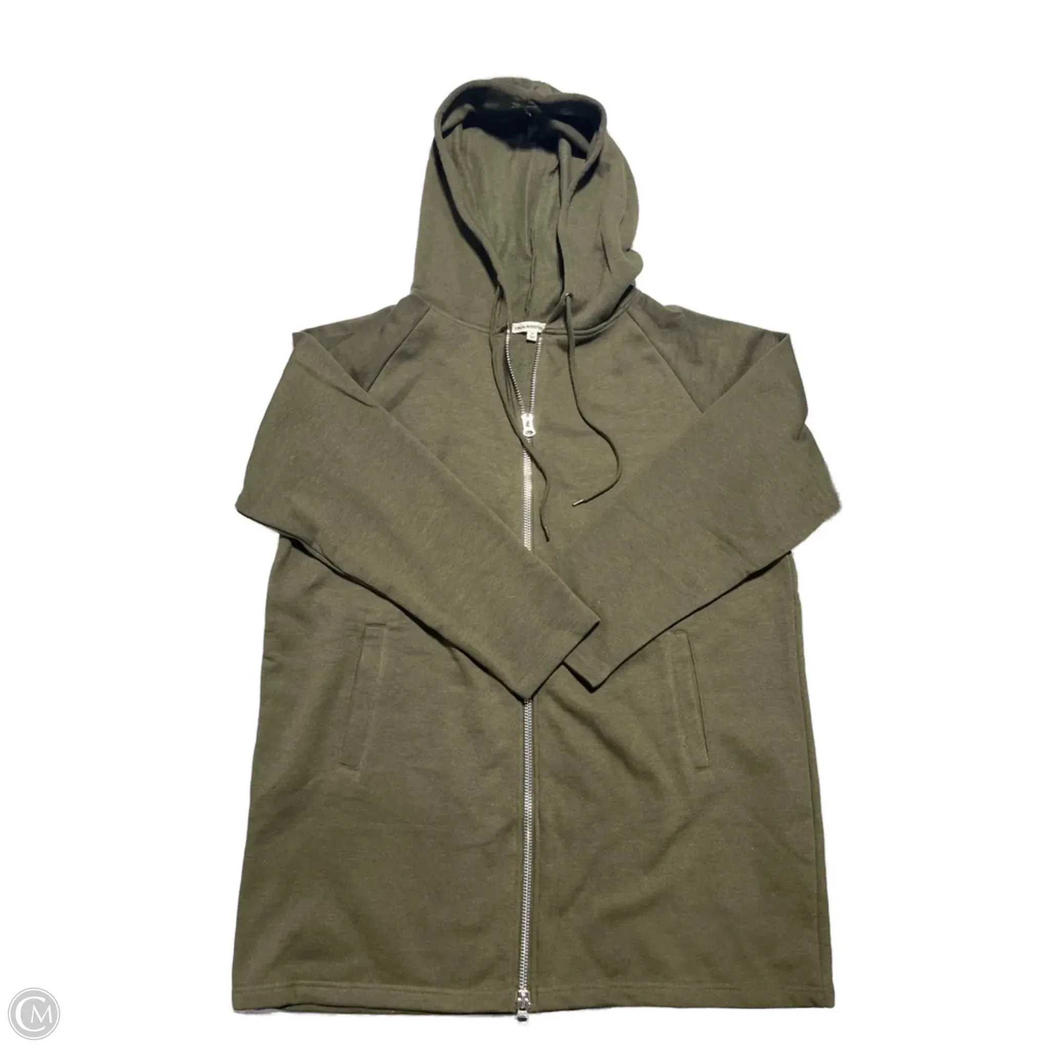 Outdoor Pants Sweatshirt Hoodie By Zenana Outfitters In Green, Size: 3x
