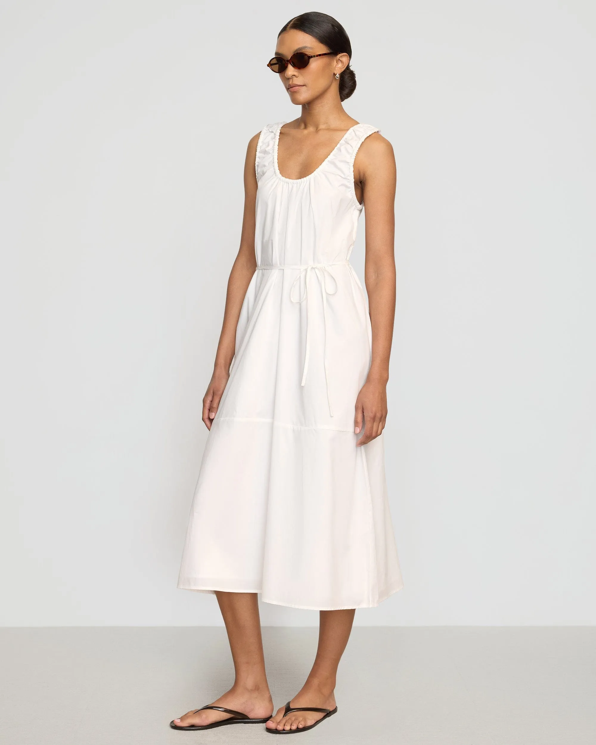 Cozy Pajama Set Midori Organic Cotton U-Neck Dress