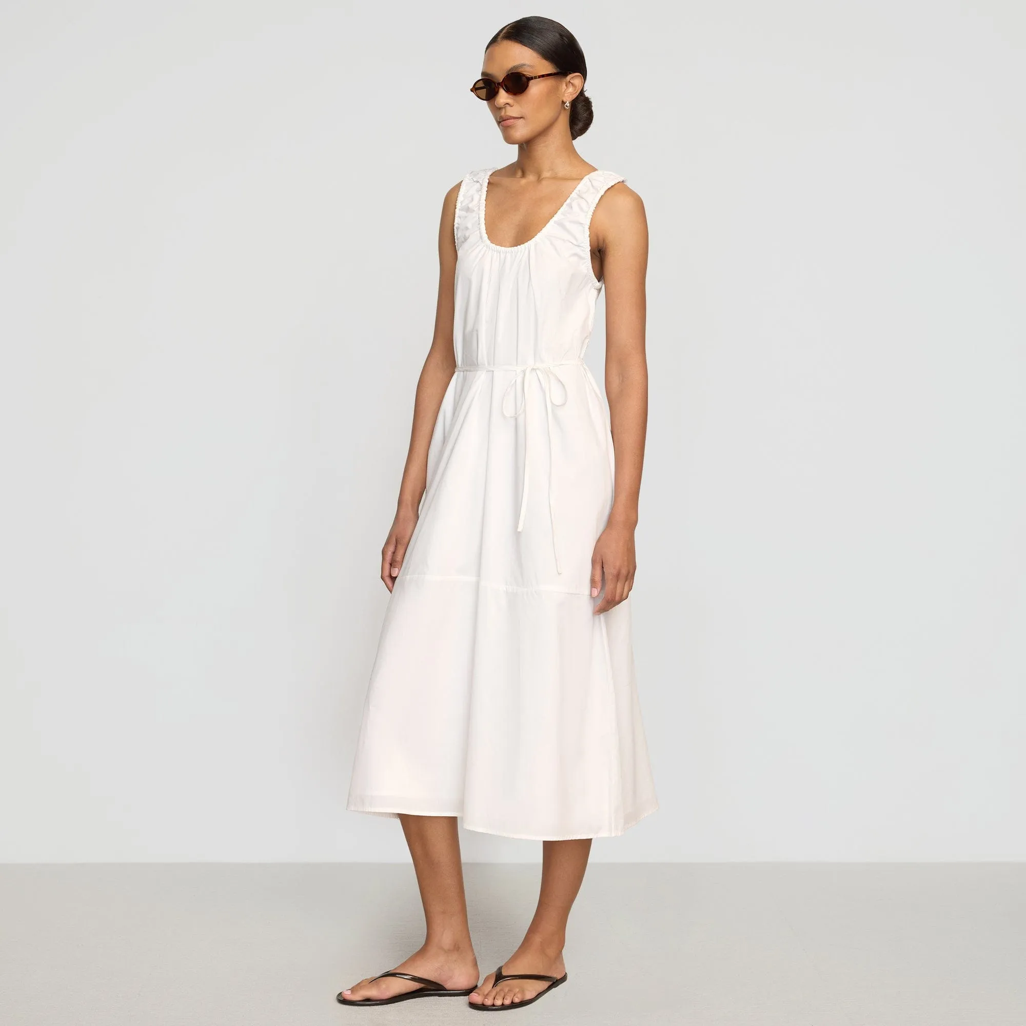 Midori Organic Cotton U-Neck Dress City Soul