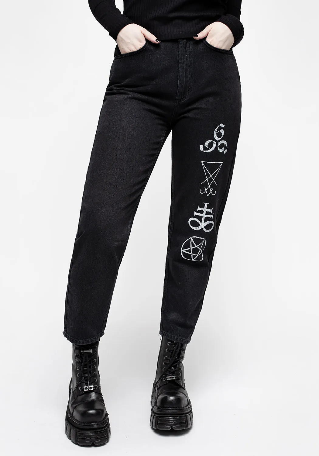 Infernal Mom Jean Youth Style Student Outfit