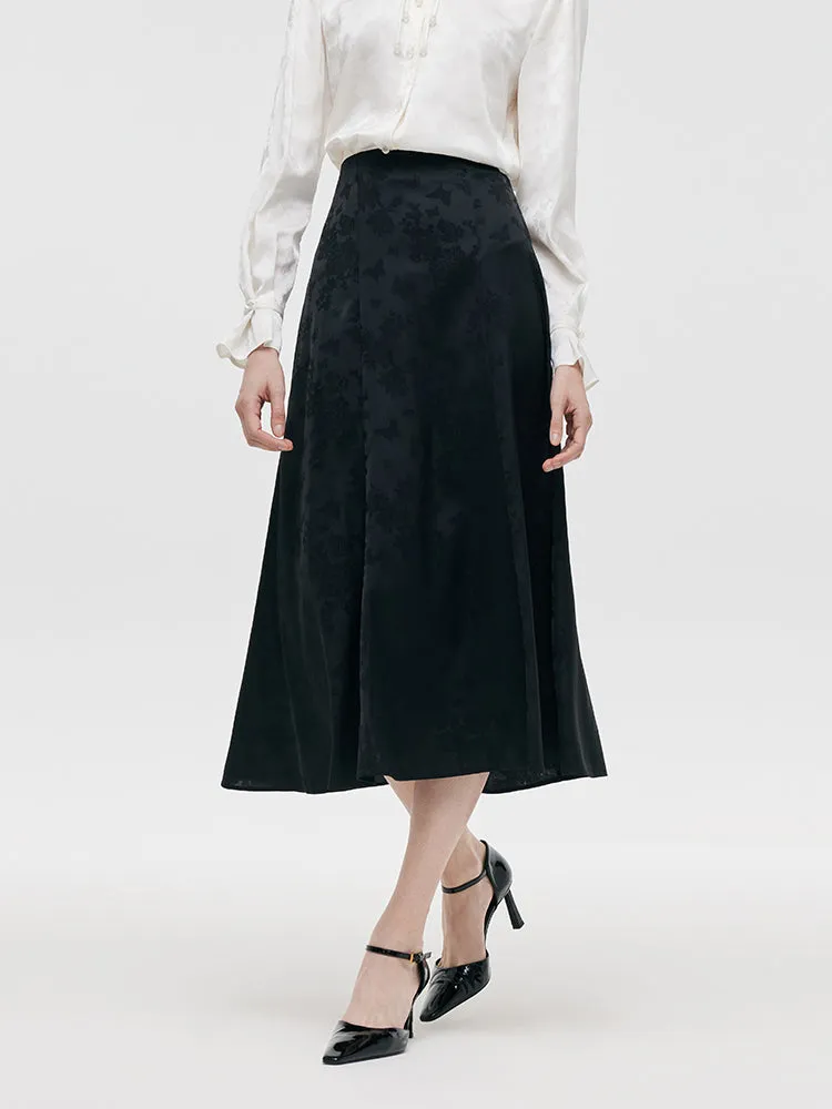 Outdoor Outfit Women Jacquard Mermaid Skirt