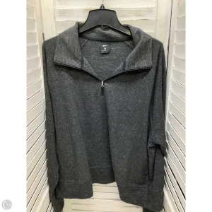 BreathableFabric Athletic Sweatshirt Crewneck By Nike In Grey, Size: 1x