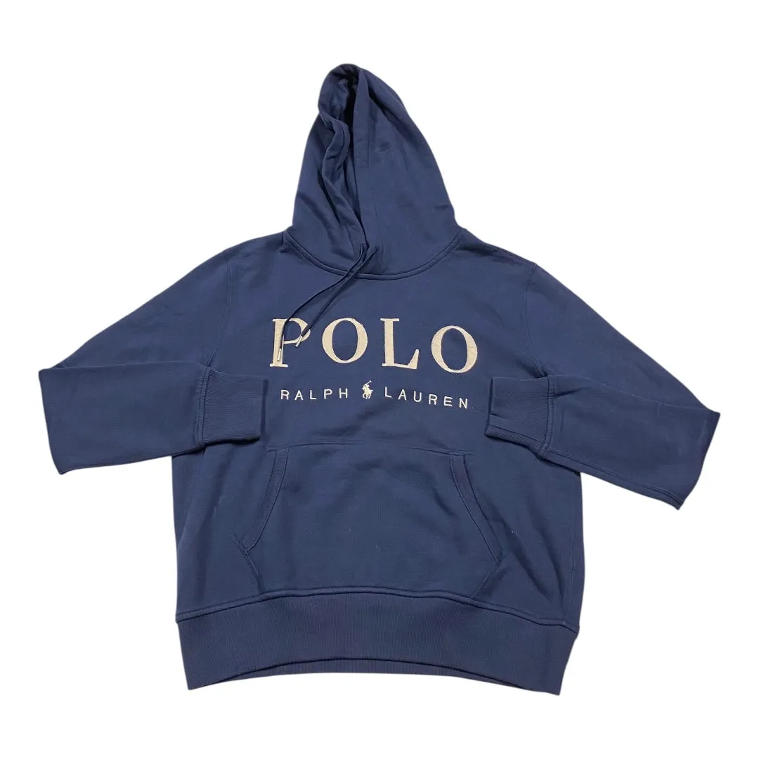 ConvertibleStyle RecycledPolyester Sweatshirt Hoodie By Polo Ralph Lauren In Navy, Size:M