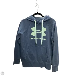 Sweatshirt Hoodie By Under Armour In Blue, Size: S AbrasionResistant Material WaterRepellentSurface