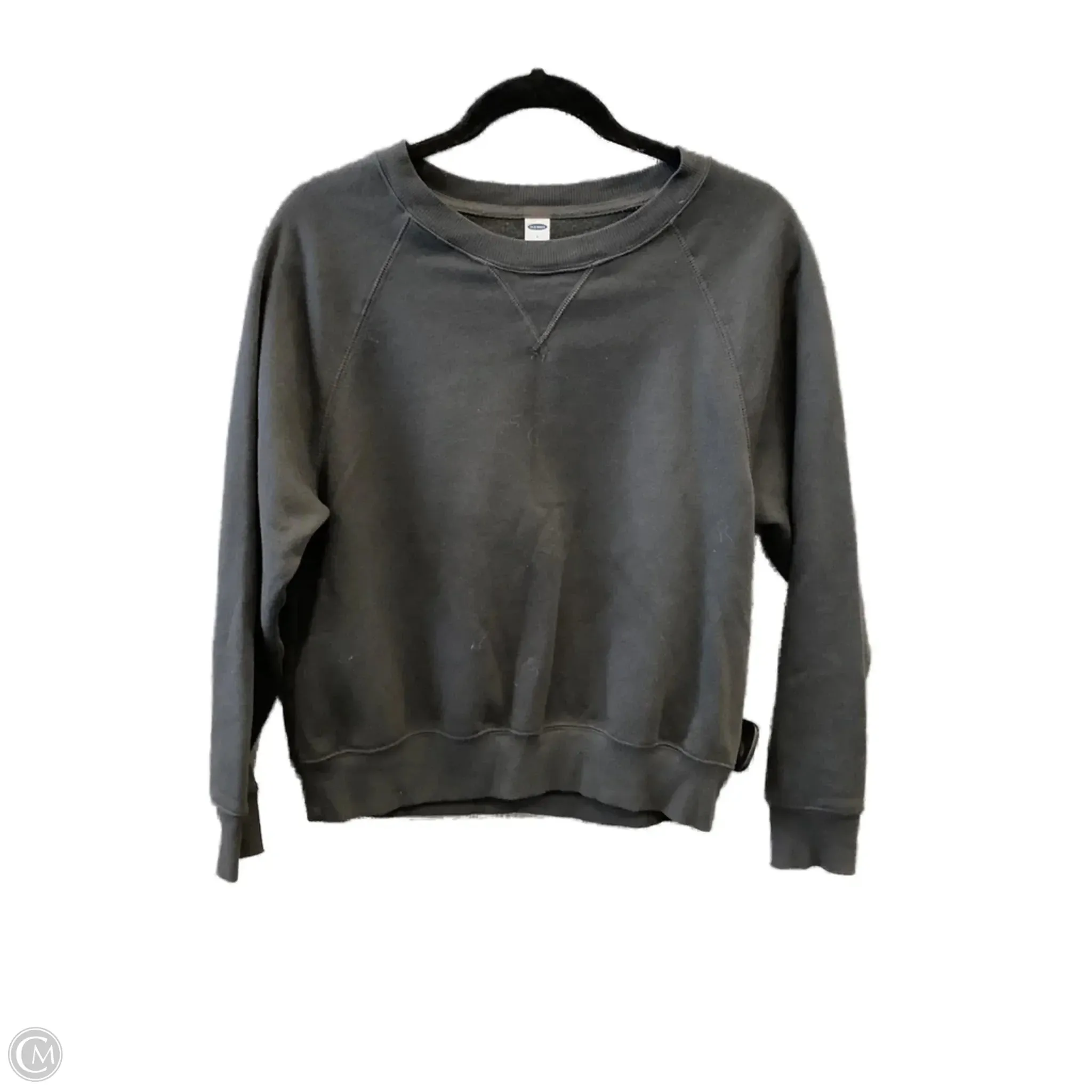 Sweatshirt Crewneck By Old Navy In Grey, Size: S Lean Glow Active Wear