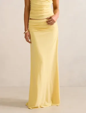 Mimi Flute Maxi Skirt SeamlessConstruction DoubleStitched