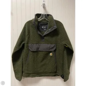 Sweatshirt Collar By Carhartt In Green, Size: M Trend Glow