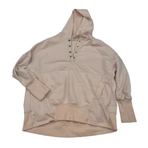 QuickDryDesign Seamless Sleeve Construction SWEATSHIRT HOODIE by    CLOTHES MENTOR In PINK, Size: M