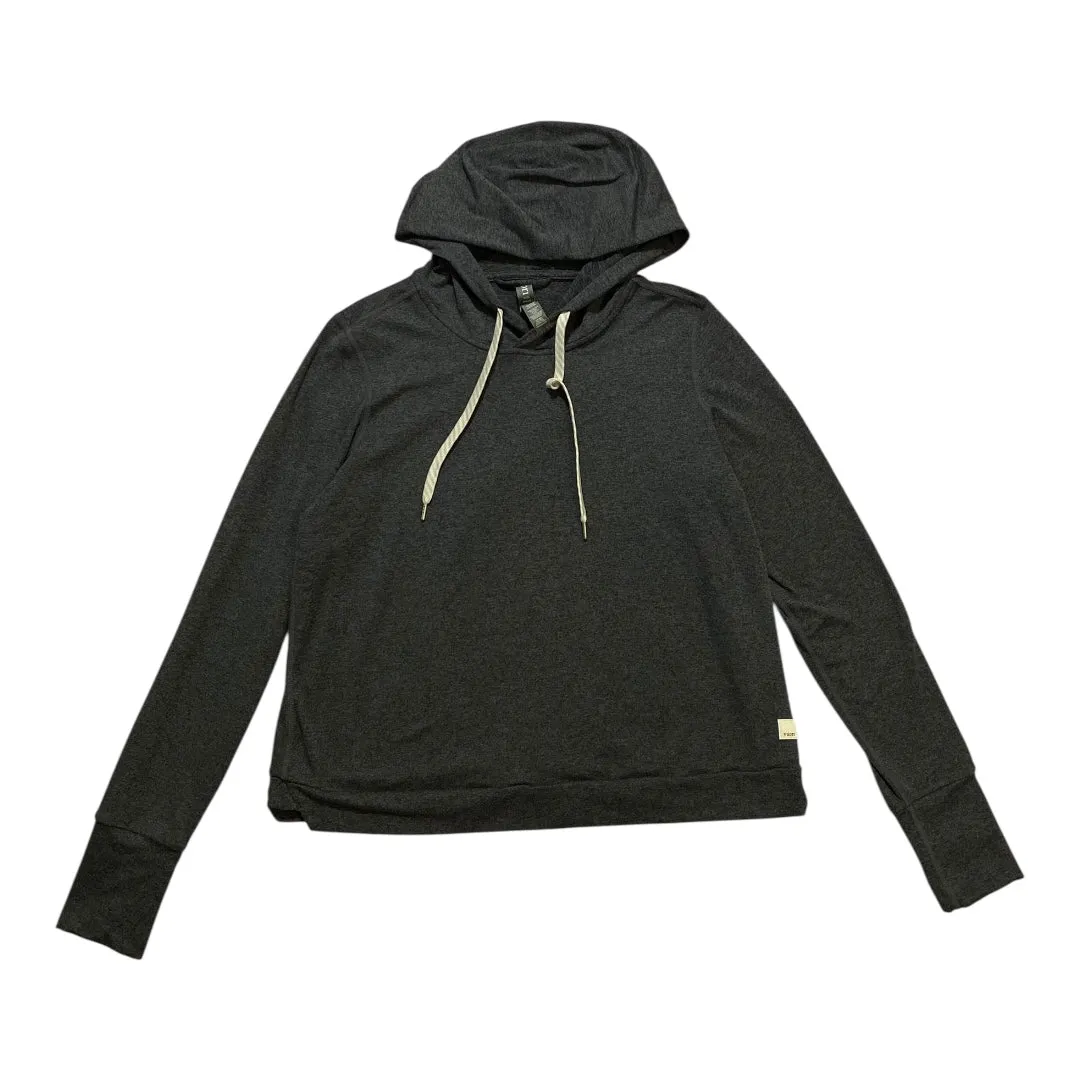 Athletic Sweatshirt Hoodie By Vuori In Grey, Size:S AntiFadeTechnology