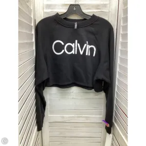 Street Light Shoot Mood Sweatshirt Crewneck By Calvin Klein In Black, Size: M