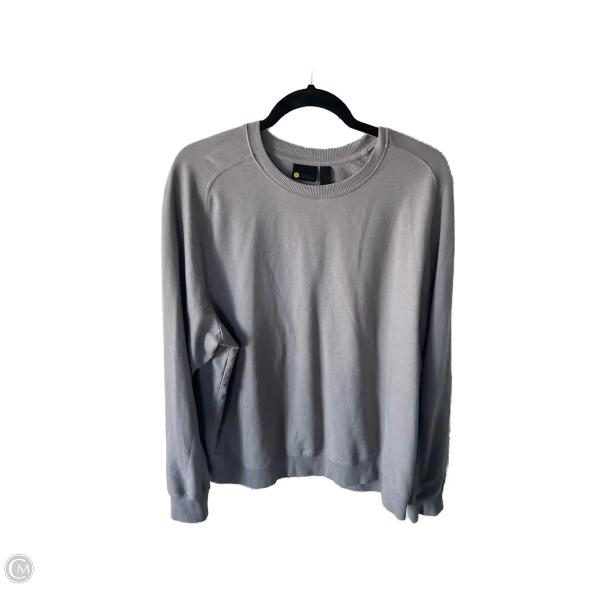 Sweatshirt Crewneck By Zella In Grey, Size: Xl Insulated Outerwear