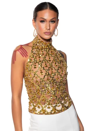FOR THE LONG RUN EMBELLISHED TOP Layered Panel Design