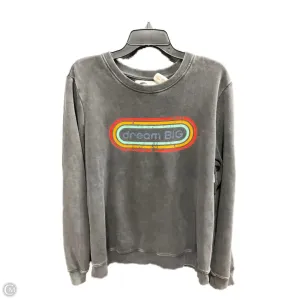 Versatile Clothing Athletic Sweatshirt Crewneck By Zyia In Grey, Size: Xl