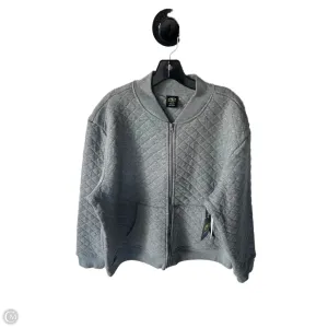 Sweatshirt Collar By Athletic Works In Grey, Size: 3x Comfortable Outerwear