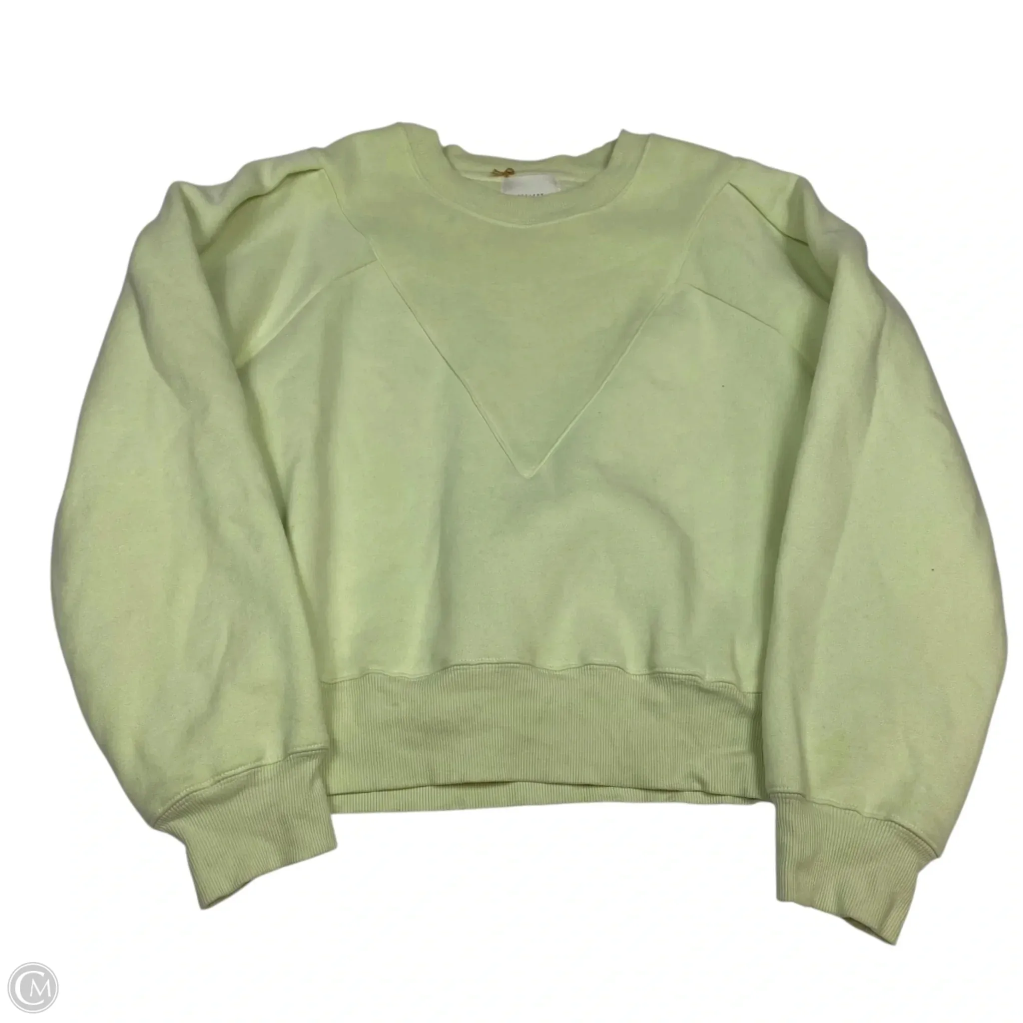 Sweatshirt Crewneck By All:Row In Green, Size: L Body Free
