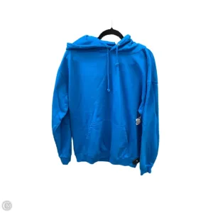 Sweatshirt Hoodie By Clothes Mentor In Blue, Size: Xl ShrinkageFree Fabric River Flow