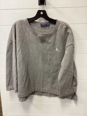 Motion Core Wind Glow Sweatshirt Crewneck By Polo Ralph Lauren In Grey, Size:Xl