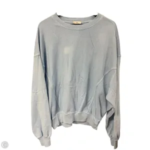 Soft Jersey Breezy Design Sweatshirt Crewneck By Clothes Mentor In Blue, Size: S