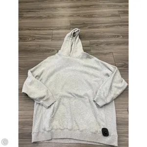 Sweatshirt Hoodie By Aerie In Grey, Size: L WrinkleResistant Finish