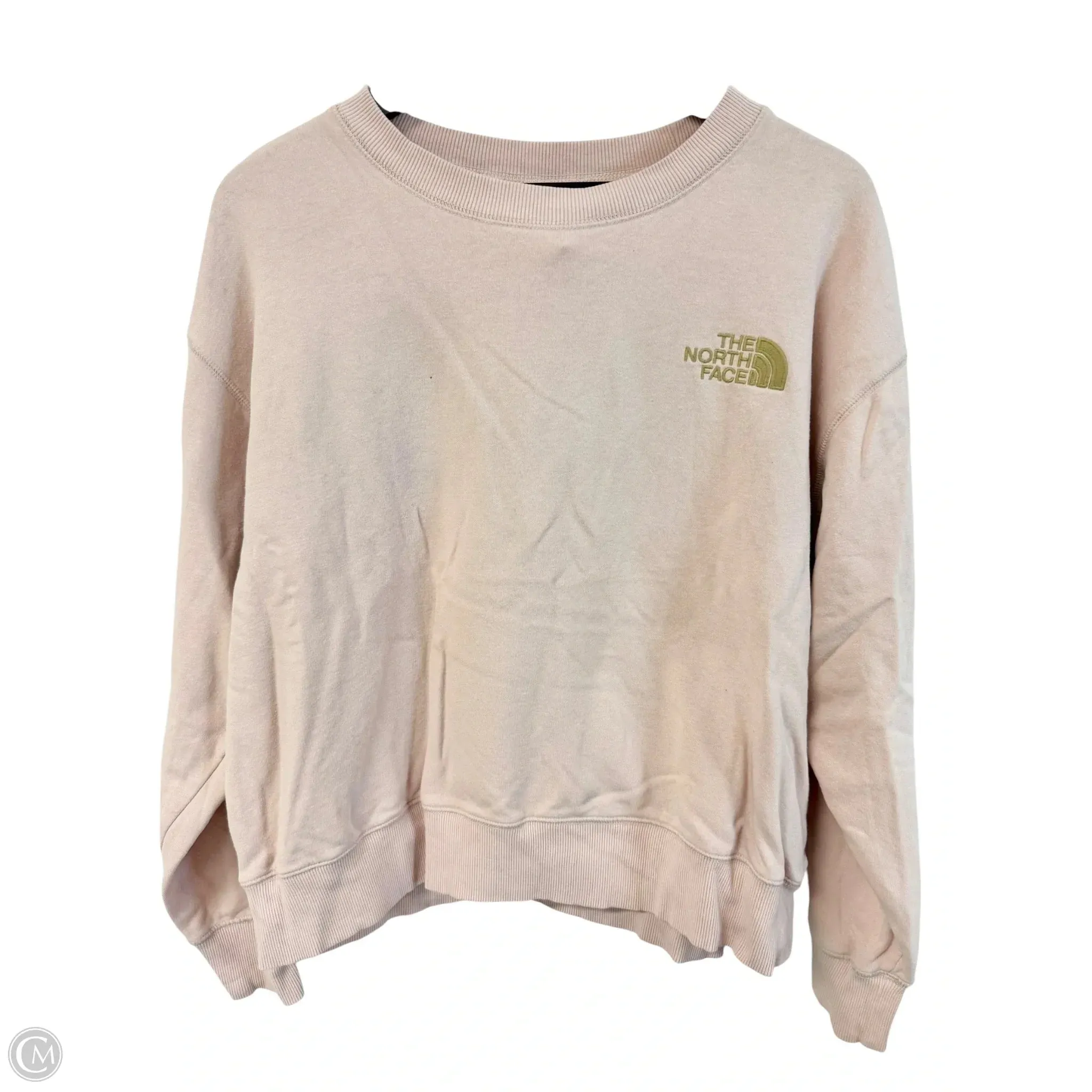 Sweatshirt Crewneck By The North Face In Leopard Print, Size: L Active Apparel Reflective details