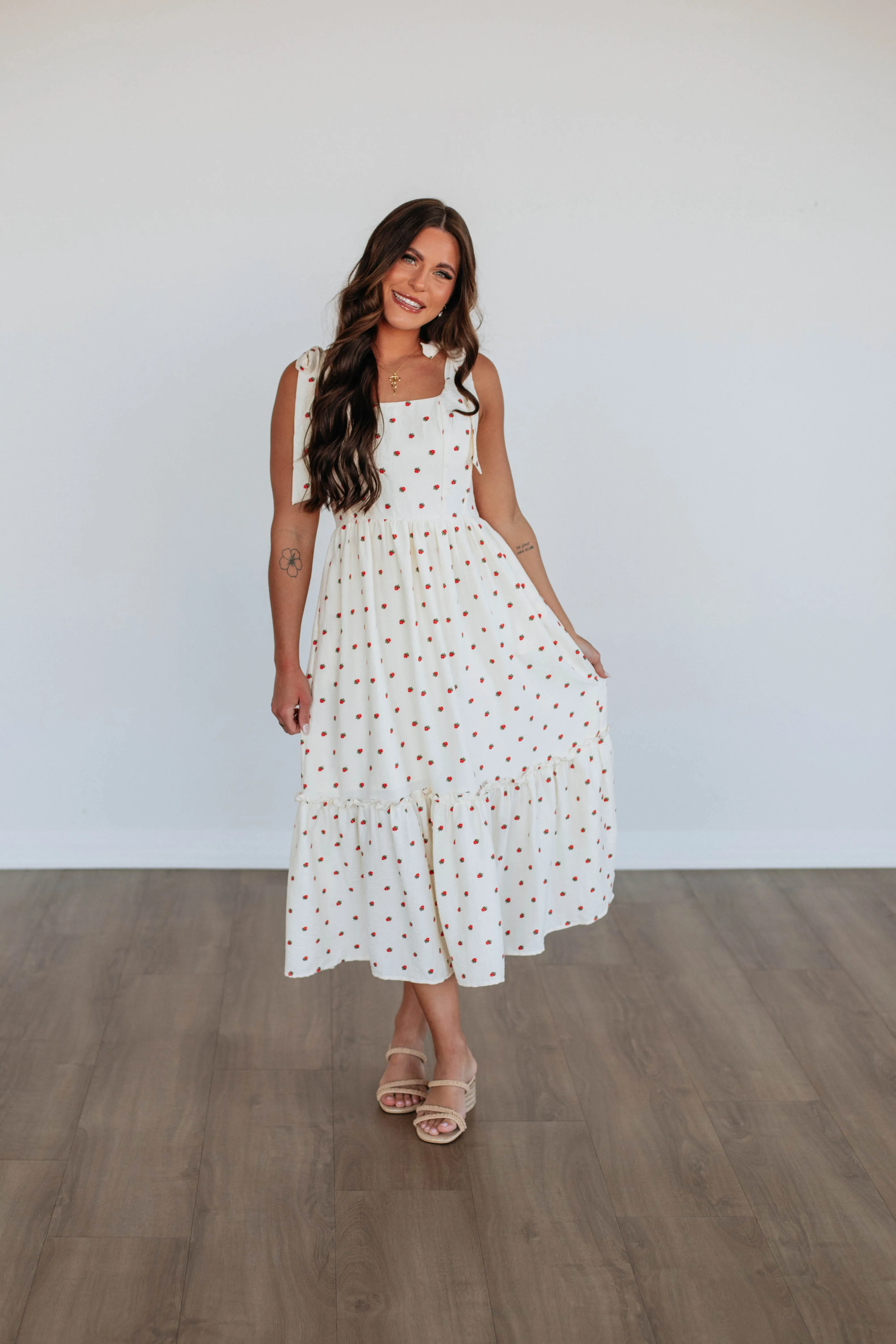 Bridget Midi Dress Flower Scent Casual Comfort
